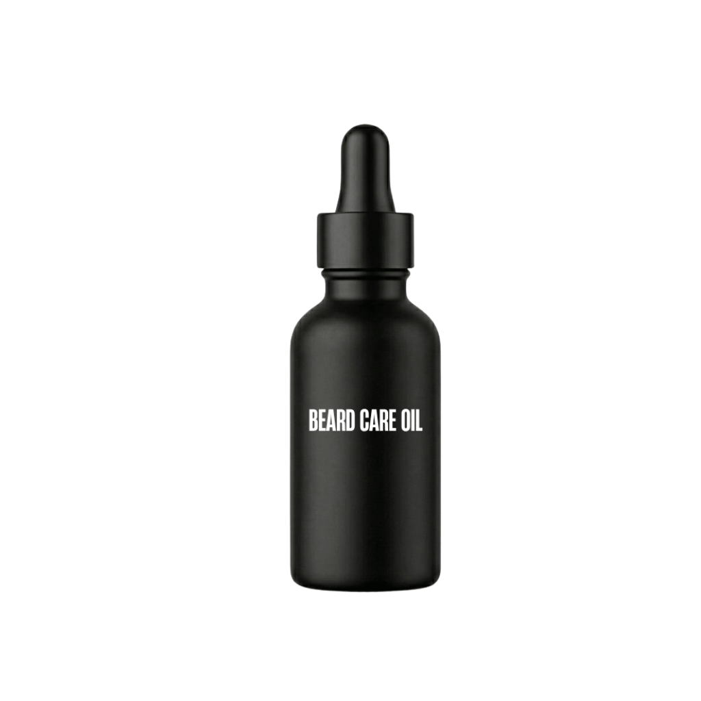 Beard Care Oil bottle, essential for smooth and well-groomed beards, enhancing appearance and conditioning.