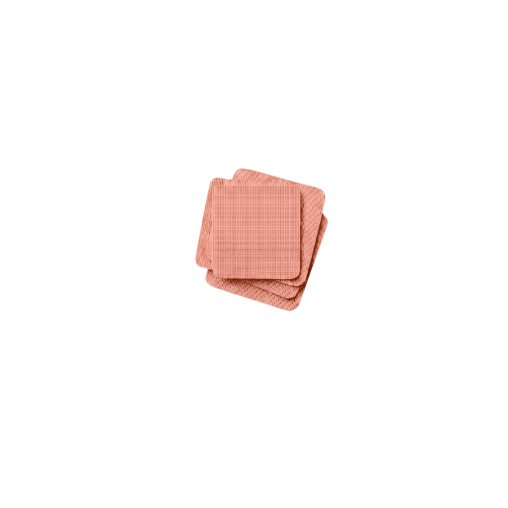 Ultra Magnesium Patches stacked on a surface, designed for easy application and skin nourishment.