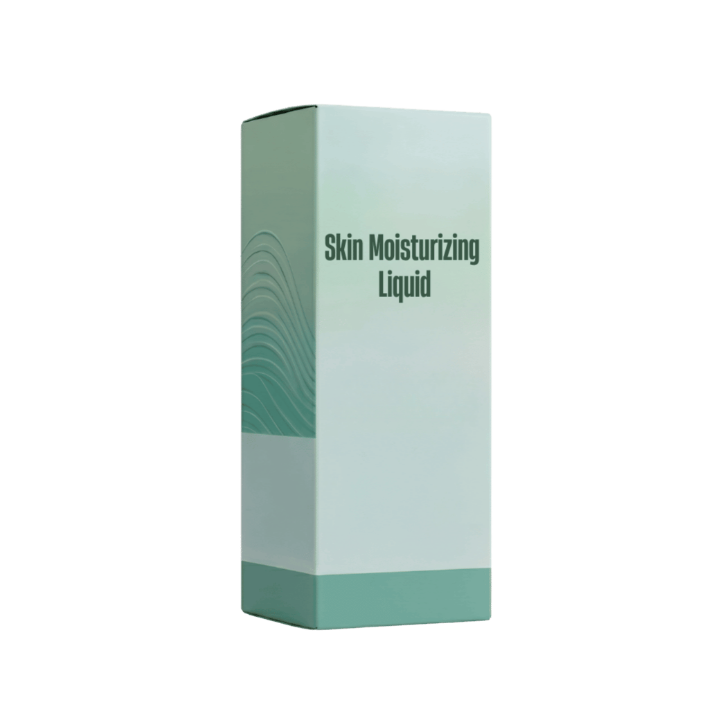 Premium Skin Moisturizing Liquid in elegant packaging, designed for refreshing and nourishing skin care.