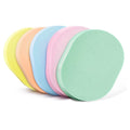 Facial Cleansing Sponge Set in various pastel colors, perfect for gentle cleansing and exfoliation.