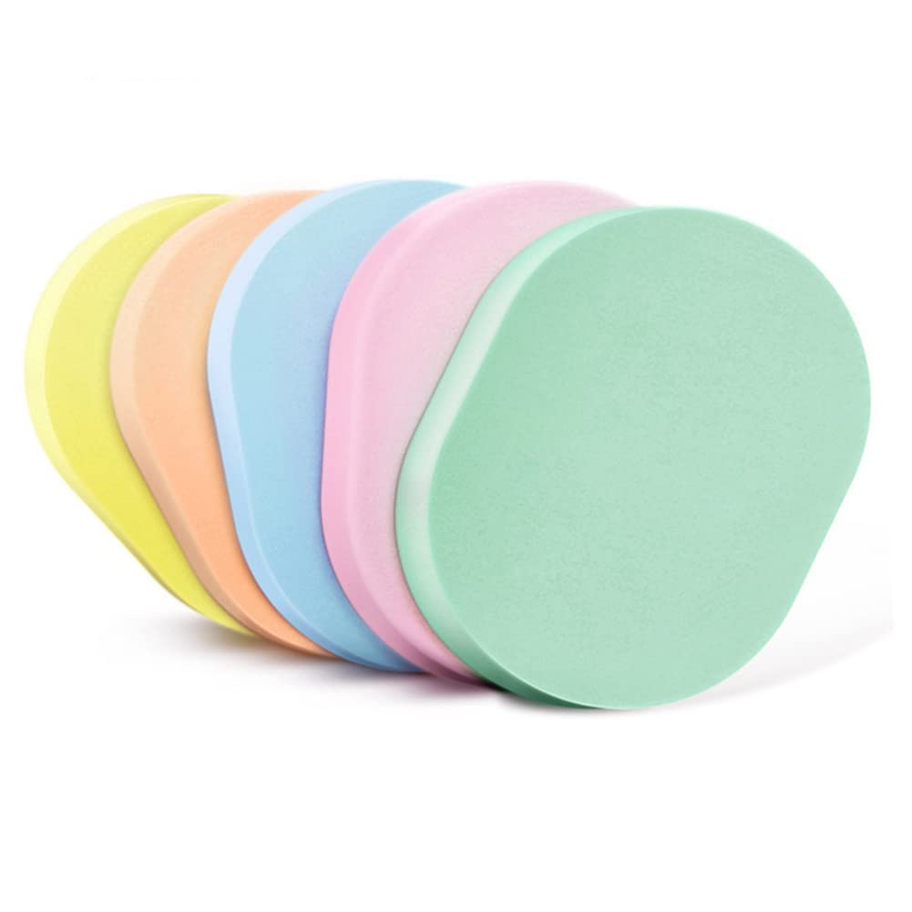 Facial Cleansing Sponge Set in various pastel colors, perfect for gentle cleansing and exfoliation.
