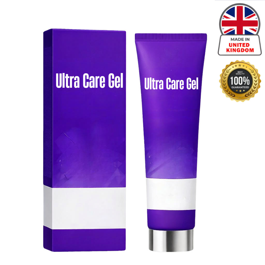 Ultra Care Gel packaging and tube showing its lightweight skincare formula for a smooth appearance.
