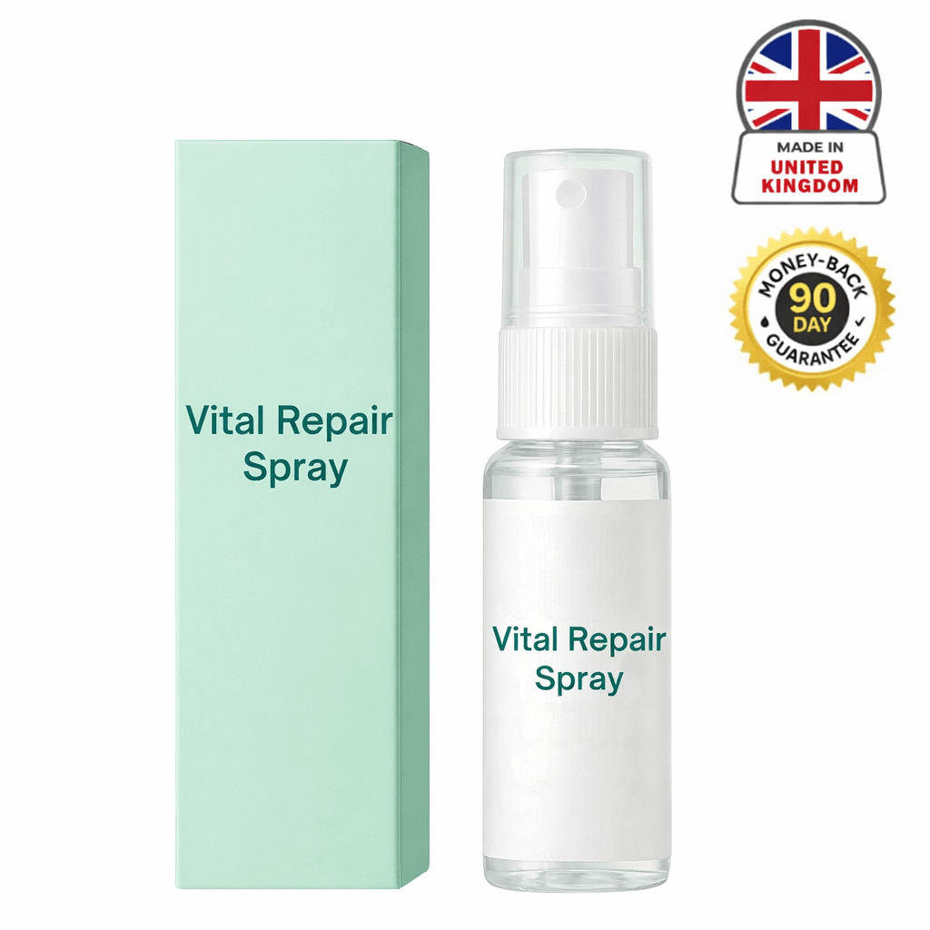Vital Repair Spray bottle and packaging, designed for refreshed and polished skin.